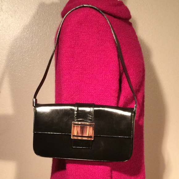 Stuart Weitzman Patent Leather Shoulder Bag - Picture 2 of 8